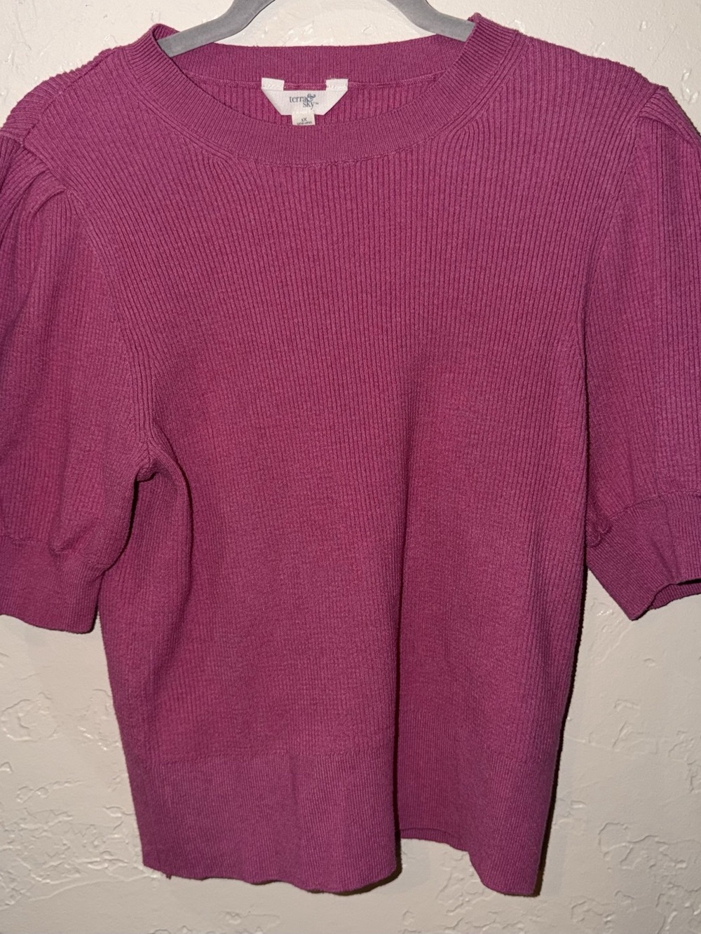 Terra & Sky Pink Knit Sweater Size 1X